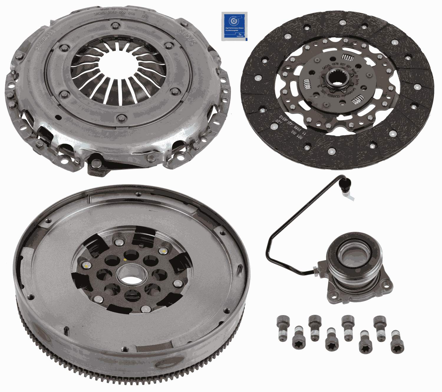 Sachs clutch zms kit xtend plus csc SACHS 2290 601 142