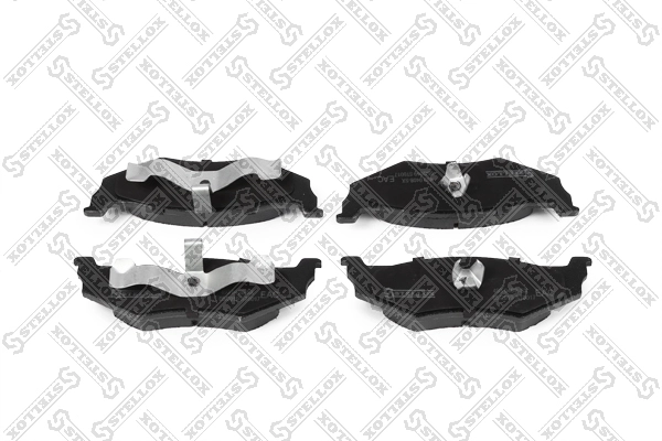 493 040b-sx колодки дисковые задние с антискрип. пластинами STELLOX 493 040B-SX