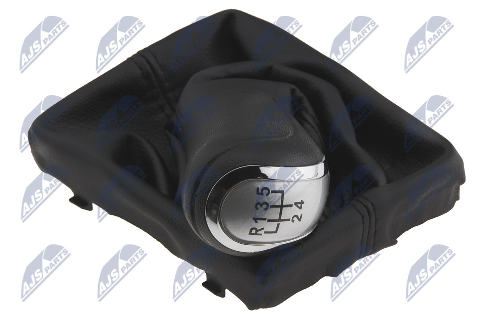 Ручка кпп + чехол audi a4 07- a5 07- a6 04- q5 08- 5кпп (хром) NTY GZB-AU-007