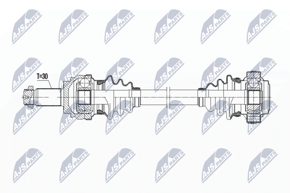 Вал приводной NTY NPW-BM-071
