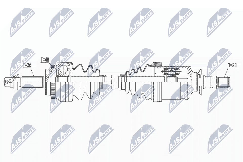 Toyota rav4 awd 00-05 previa 2.4 00-06 camry 2.4 01-06 /prawa/ NTY NPW-TY-133