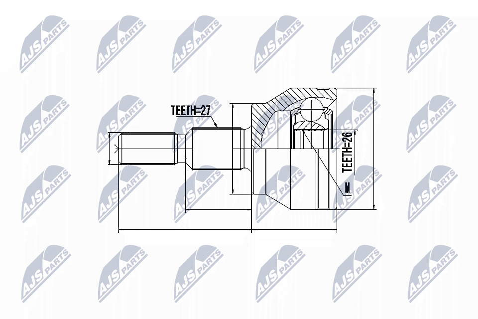 Шрус NTY NPZ-FR-050