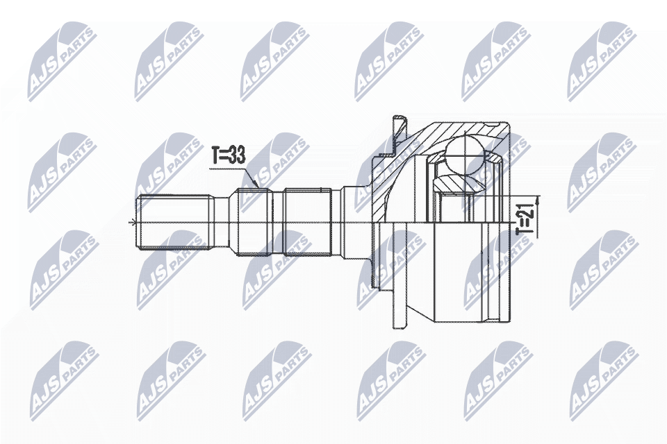 Шрус наружный NTY NPZ-PL-035