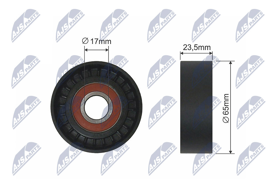 Ролик abarth 500/595/695 grande punto alfa romeo giulietta mito fiat 500 500 c bravo ii doblo NTY RNK-AR-008