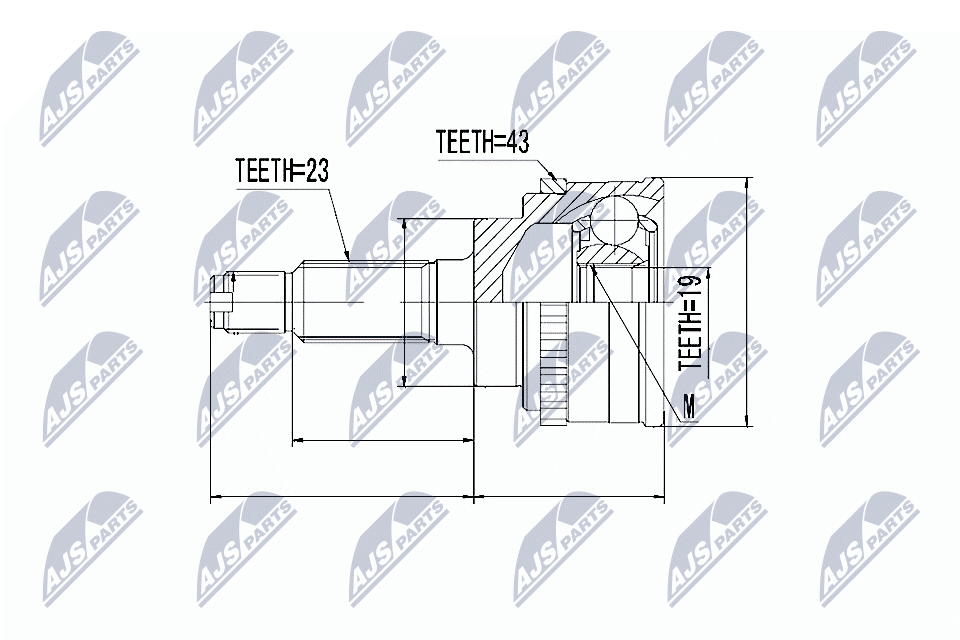 Шруc наружний suzuki ignis rg413/415 04- wagon r+ rc410(e27)/rc413(e35) 04- NTY NPZ-SU-001