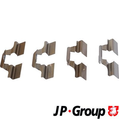 Комплектующие колодки дискового тормоза jp group