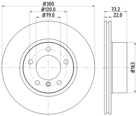Диск тормозной DON PCD11342