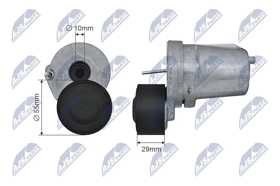 Натяжитель bmw e60 f10 05-11 e61 f11 05- f07 09-17 NTY RNK-BM-018