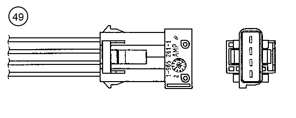 Лямбда-зонд oza660-ee29 NTK 96644
