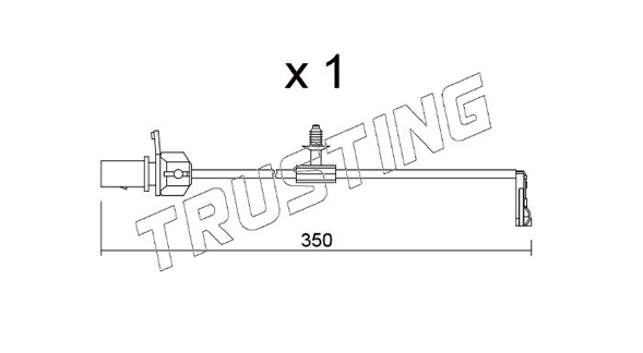 Датчик износа тормозных колодок TRUSTING SU.380