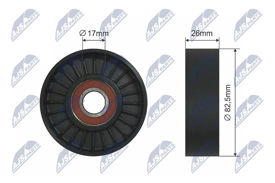 Ролик chevrolet lumina ford usa f-250 probe i taurus pontiac trans sport 3.0-7.3d 08.88-12.99 NTY RNK-FR-042
