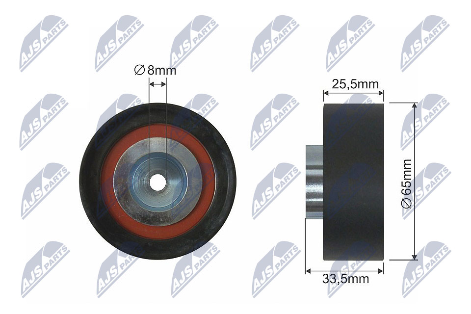 Ролик land rover freelander i 1.8/2.0d 02.98-10.06 NTY RNK-HD-021