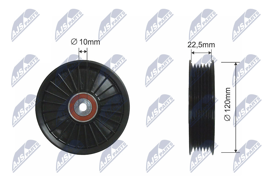 Ролик opel astra j astra j gtc astra k cascada insignia a insignia a country insignia b insig NTY RNK-PL-022