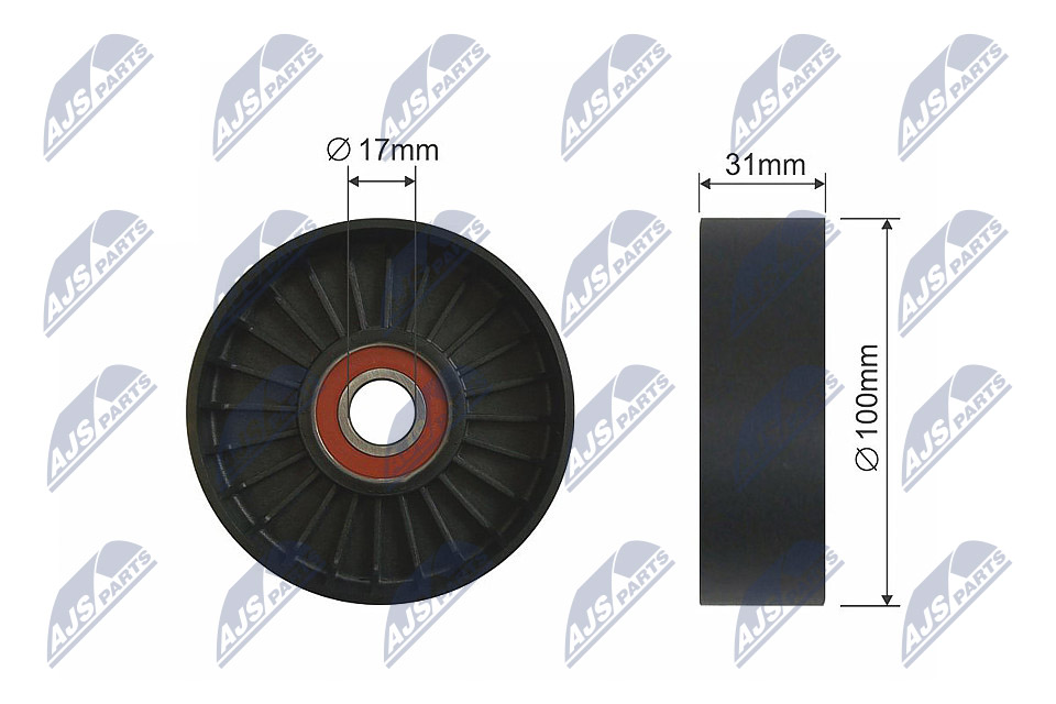 Ролик lexus gs is i is sportcross toyota supra 3.0/4.0 01.93-10.05 NTY RNK-TY-030