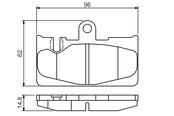 Тормозные колодки BOSCH 0 986 495 139