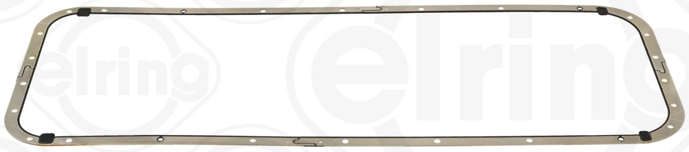 845.860 oil sump gasket (metal / rubber) fits scania lpgrs pgrt dc16.101-dc16.21 04.10- ELRING 845.860