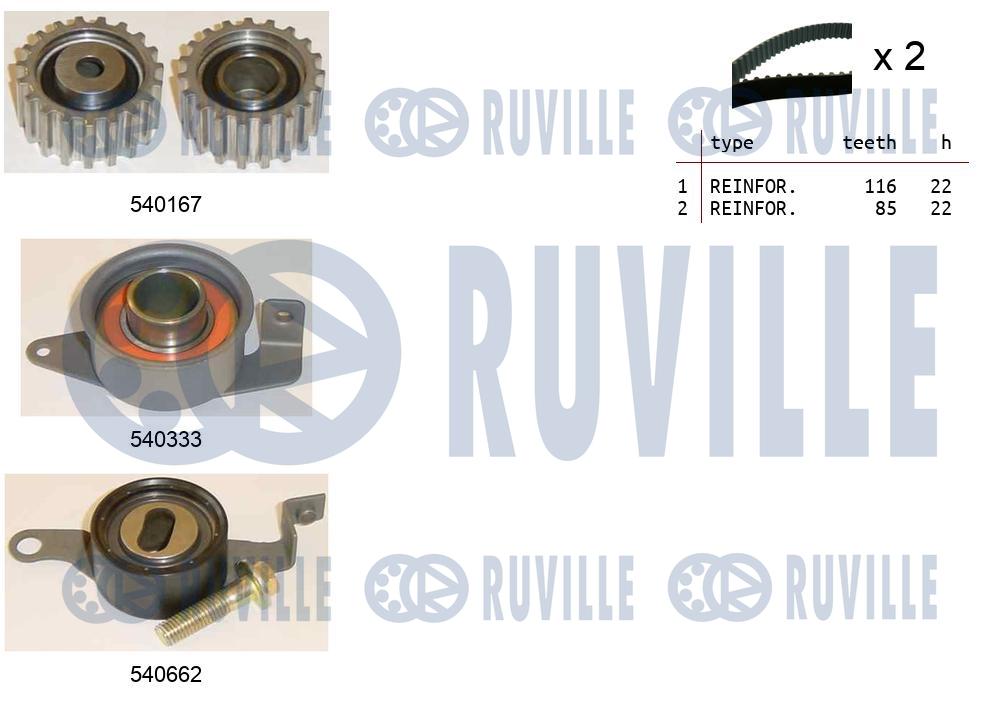 Ремкомплект привода грм RUVILLE 550011