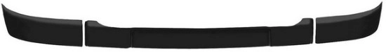 Накладка бампера передн к-кт renault clio 05.01-10.05 (страна производства испания) PHIRA CL-01703