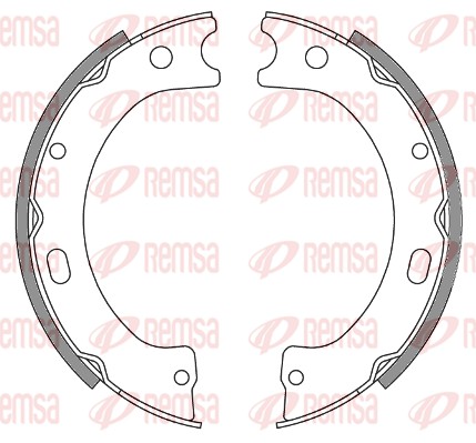 Колодки ручника REMSA 4243.00