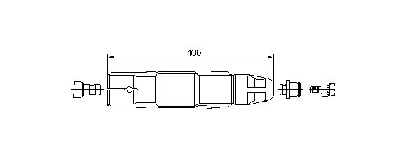 Наконечник высоковольного провода BREMI 13297A5