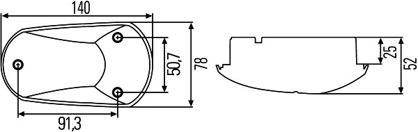 Фонарь указателя поворота HELLA/BEHR/PAGID 2BM008355-017