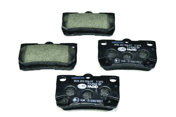 Колодки тормозные дисковые комплект HELLA/BEHR/PAGID 8DB355006-971