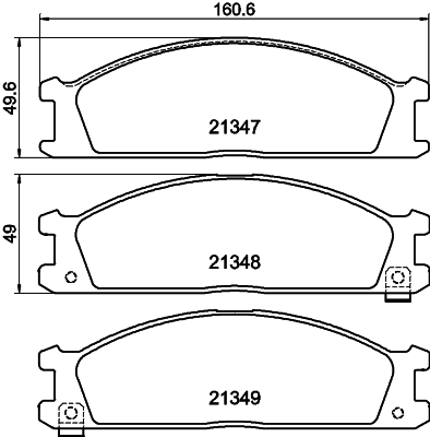 Колодки тормозные дисковые комплект HELLA/BEHR/PAGID 8DB355026-931