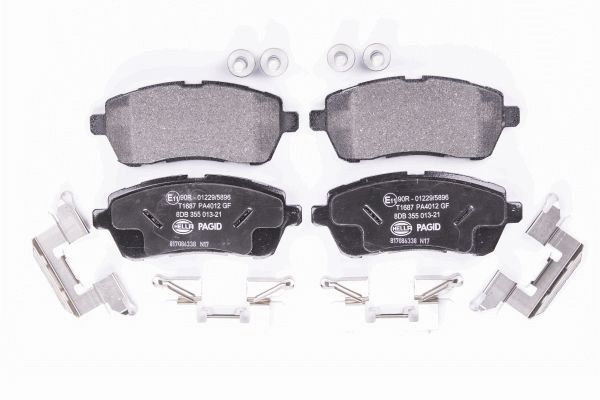 Колодки тормозные дисковые комплект HELLA/BEHR/PAGID 8DB355013-211