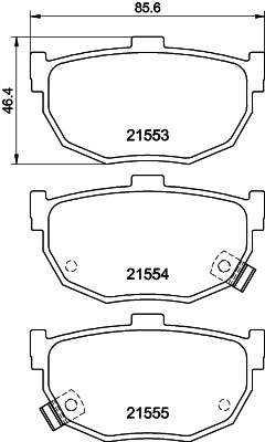 Колодки тормозные дисковые комплект HELLA/BEHR/PAGID 8DB355029-491