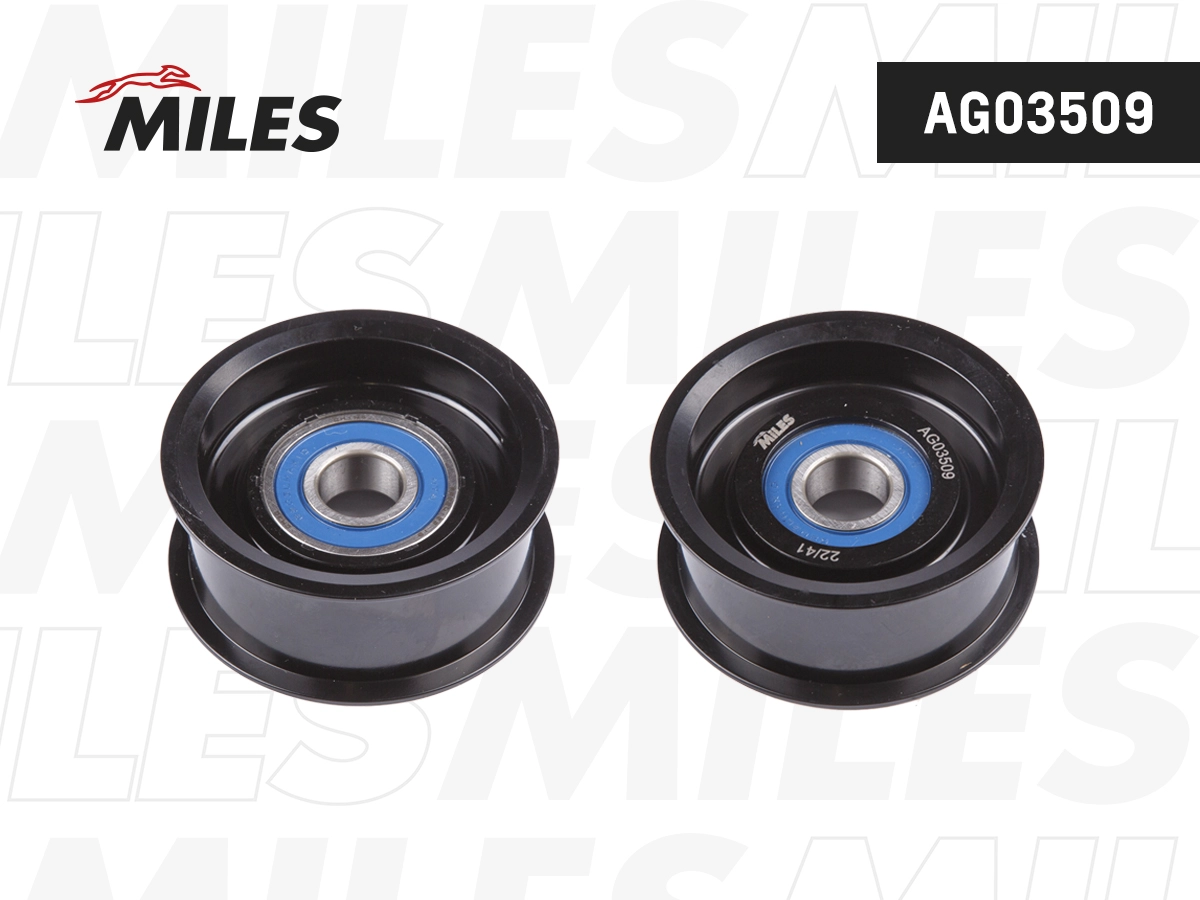 Ag03509 автозапчасть/натяжитель ремня приводного nissaninfiniti 3.5-3.8 MILES AG03509