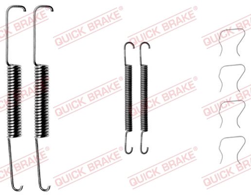 Комплектующие тормозной колодки QUICK BRAKE 105-0508