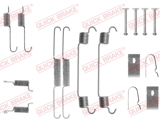 Комплектующие тормозной колодки QUICK BRAKE 105-0675