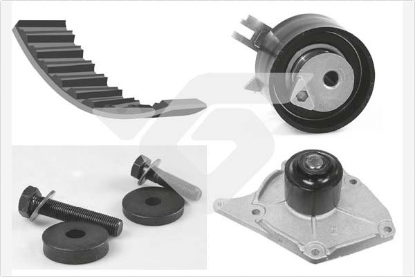 Комплект грм (с помпой) HUTCHINSON KH101WP45