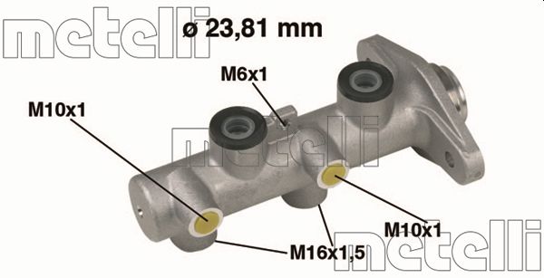 Главный тормозной цилиндр METELLI 05-0349