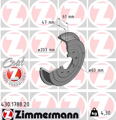 Тормозной барабан coat z