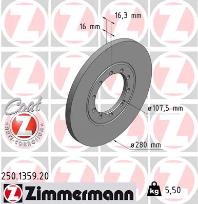 Тормозной диск coat z