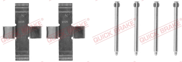 Пружина подвески л/а QUICK BRAKE 1090916