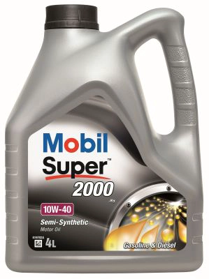 150548 mobil super 2000 х1 10w40 4л. масло моторное полусинтетическое eu MOBIL 150548