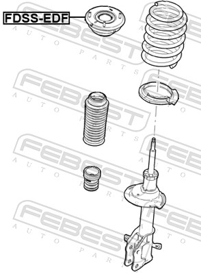 Опора амортизатора FEBEST FDSS-EDF