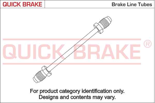 Cu-0160b5-a тормозная трубка - медный сплав QUICK BRAKE CU-0160B5-A