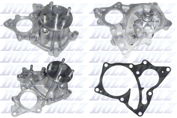 Насос водяной toyota hylux 2.8d 15- DOLZ T267