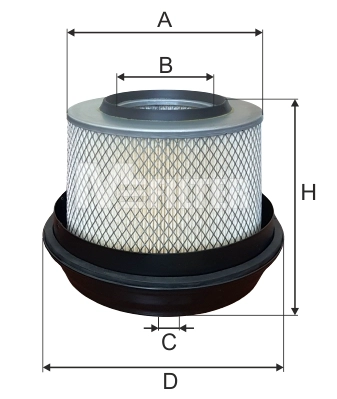Воздушный фильтр MFILTER A572