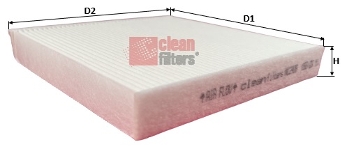 Фильтр салона iveco daily vicityeslinetourys dal 2015 oem 5801619418 CLEAN FILTERS NC2408