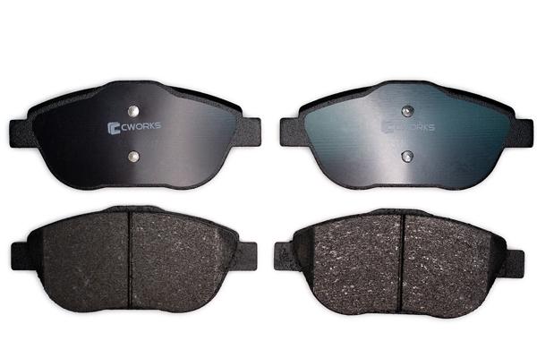 C11cr0017 тормозные колодки передние CWORKS C11CR0017