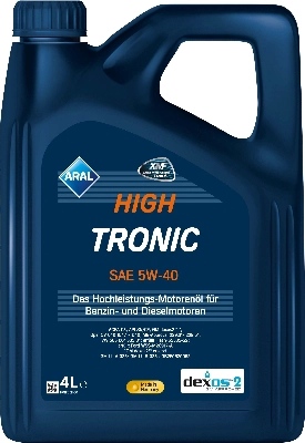 Hightronic 5w-40 4 л масло моторное ARAL 15F47C