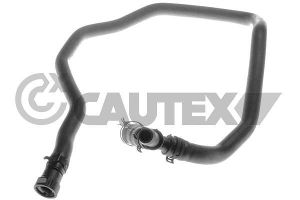Патрубок радиатора CAUTEX 086741