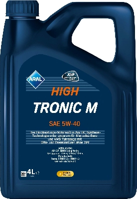 Hightronic m 5w-40 4 л масло моторное ARAL 15F48D