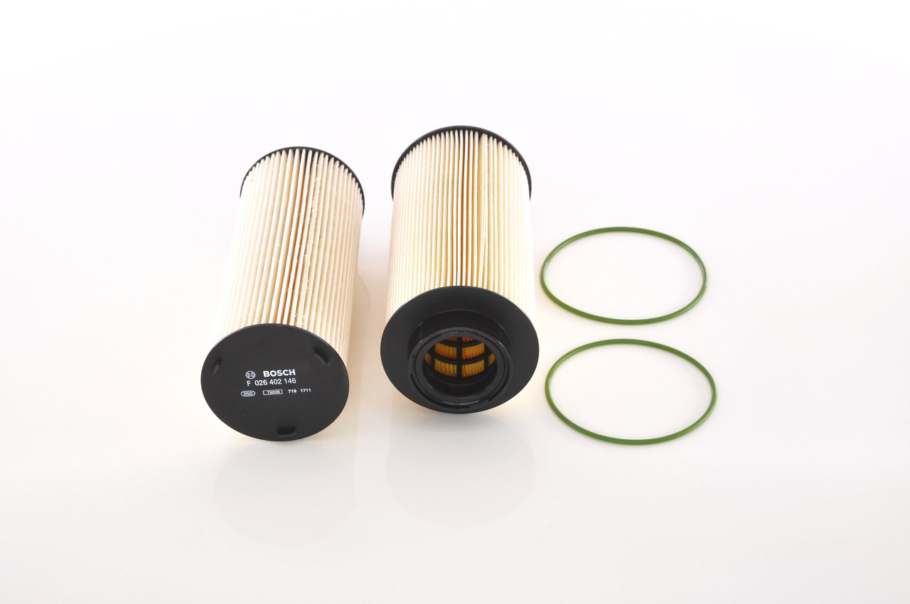 F 026 402 146 комплект фильтрующих элементов топлива 2шт. BOSCH F 026 402 146