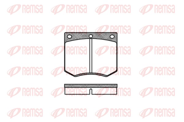 Тормозные колодки REMSA 0063.00