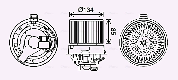 Двигатель вентилятора AVA QUALITY COOLING RT8633